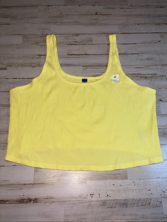 Old Navy Tops - Old Navy Yellow Ribbed Crop Tank Top Plus Size 4X